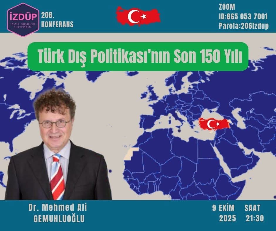 İZMİR DÜŞÜNCE PLATFORMU 206. KONFERANS-  Dr. Ali Gemuhluoğlu