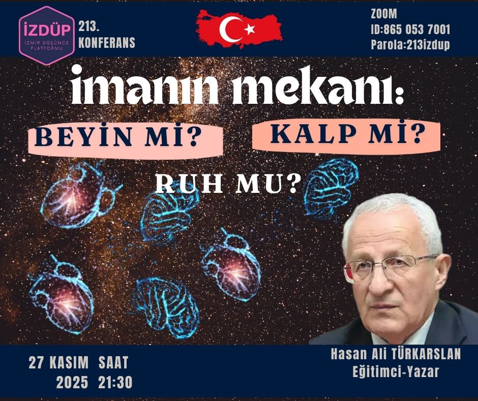 İZMİR DÜŞÜNCE PLATFORMU 213. KONFERANS-Eğitimci-Yazar Hasan Ali Türkarslan