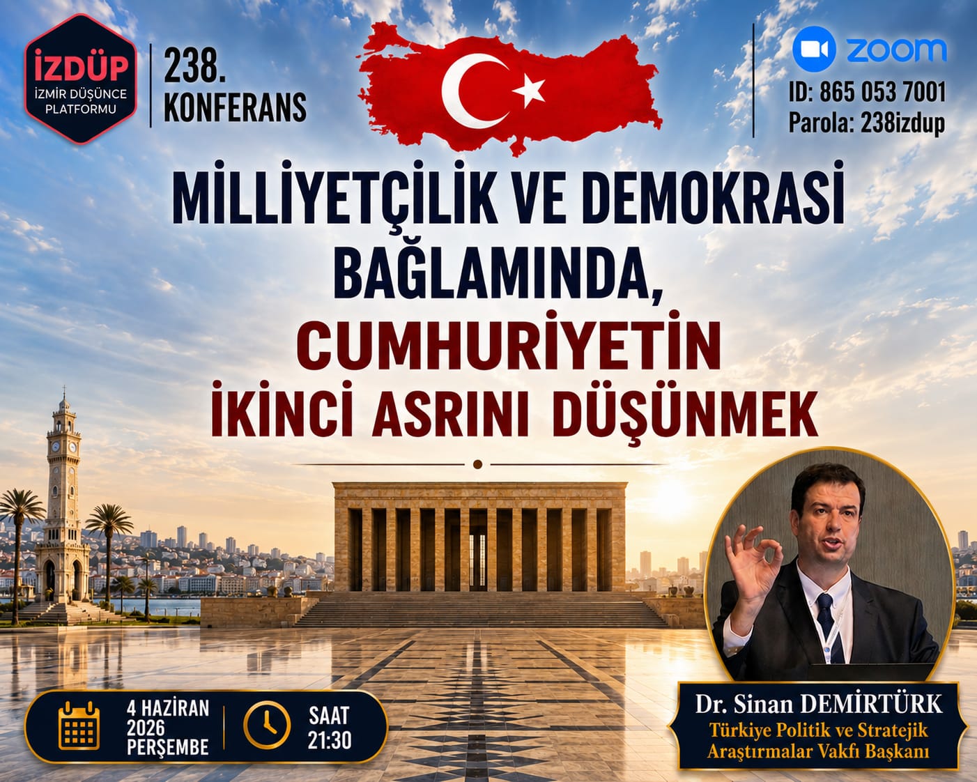 İZMİR DÜŞÜNCE PLATFORMU 238. KONFERANS-Dr. Sinan Demirtürk